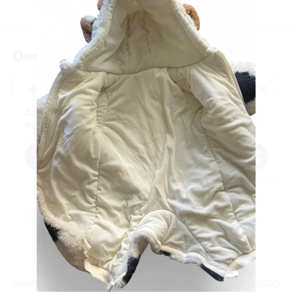 Adorable Cow Print Baby Onesie